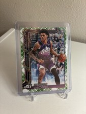 2025-26 Topps Holiday - Keyonte George #H103 Green Plaid