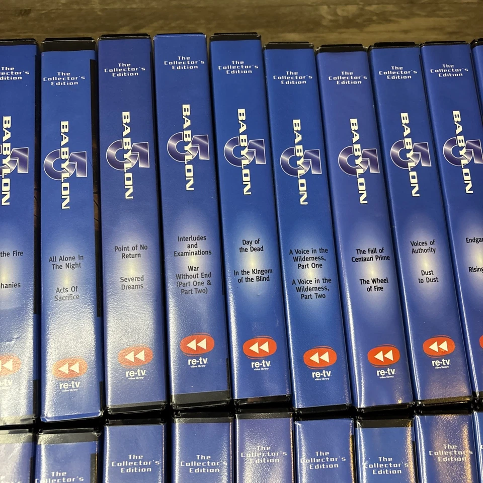 Babylon 5 Collector's Edition VHS Re-TV Series Lot - 53 VHS Tapes - Image 4 of 4