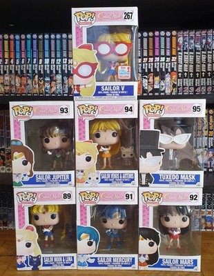 Funko Pop! Animation - Sailor Moon - Mond Merkur Mars Jupiter Venus Smoking V