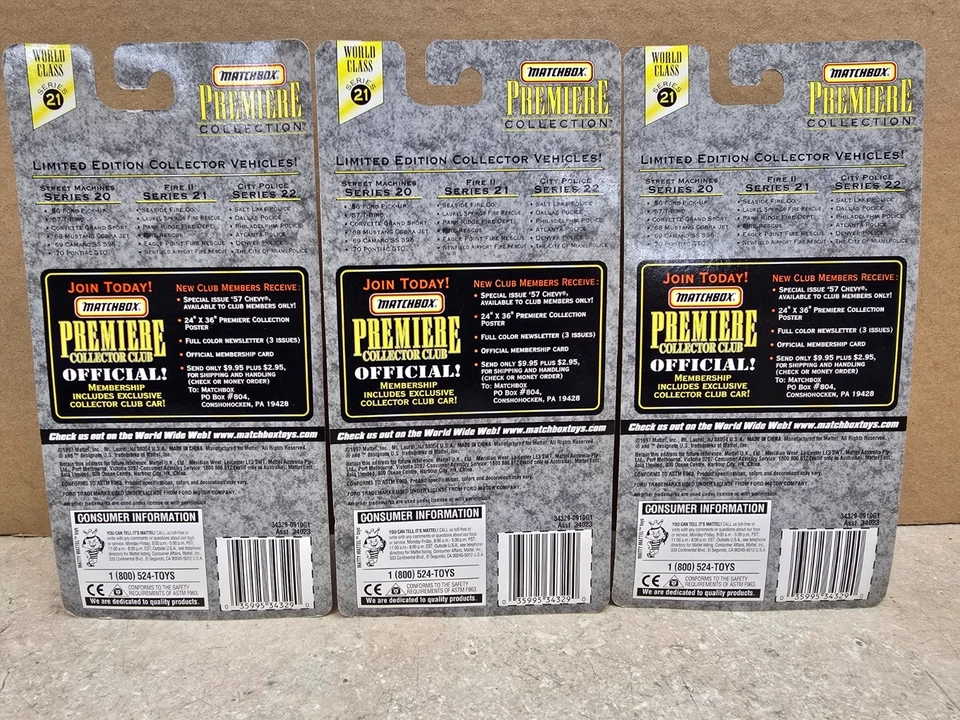 Matchbox Premiere Series 21 Lot of 3 - Image 2 of 2