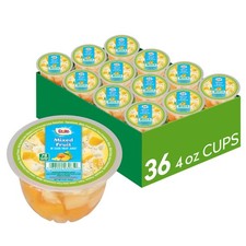 Dole Fruit Bowls Mixed Fruit in 100 Juice Snacks, 4oz 36 Total Cups, Gluten  D