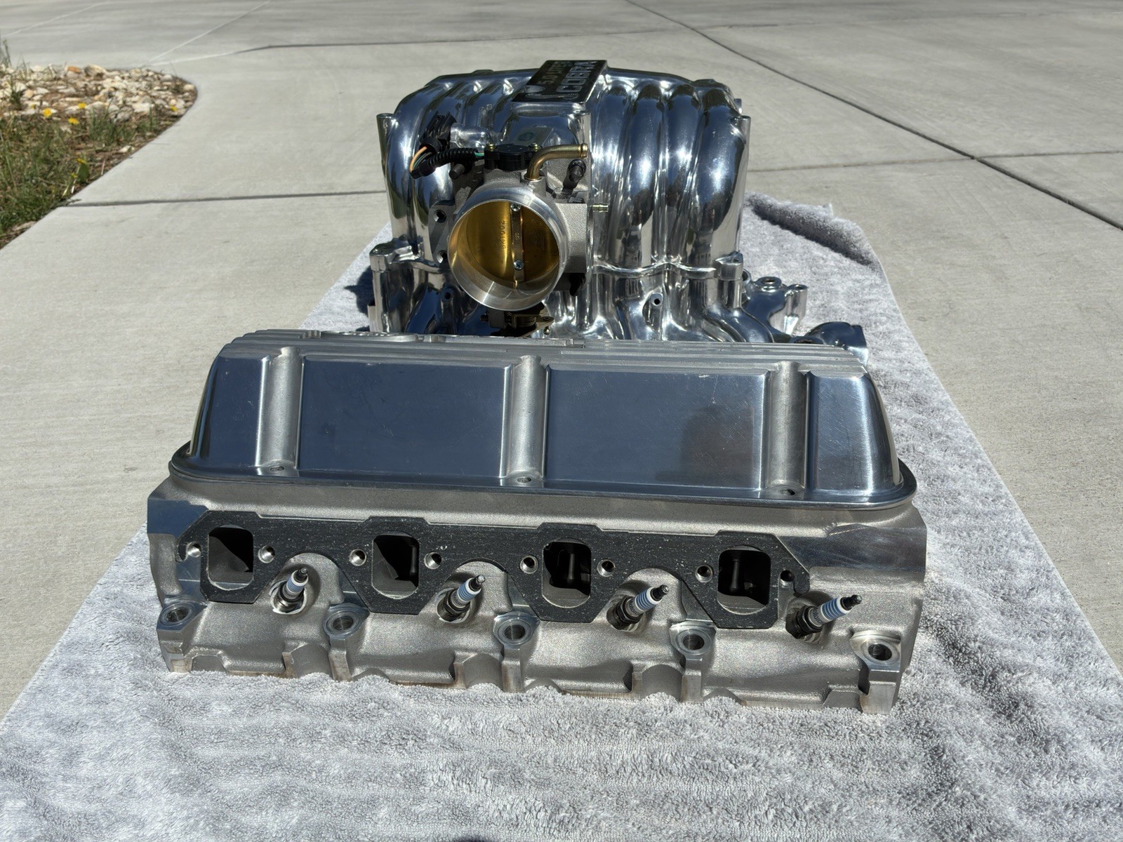 NEW Ford Mustang Foxbody Cobra 5.0L Polished Intake & Y303 SVO Aluminum Heads
