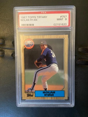 1987 Topps Tiffany Nolan Ryan #757 PSA 9