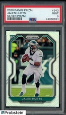 2020 Panini Silver Prizm #343 Jalen Hurts Eagles RC Rookie PSA 9 MINT