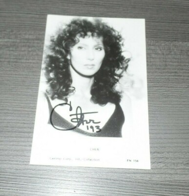 Cher *Believe, I got you Babe*, original signed Autographcard 10x15 cm (XX)