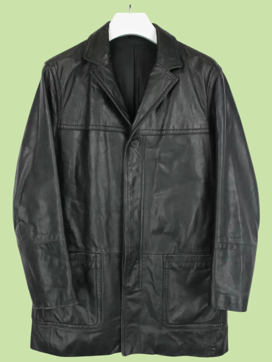 VERSACE CLASSIC V2 ブラックレザージャケット Versace Classic V2 Men's Coats & Jackets for sale | eBay UK