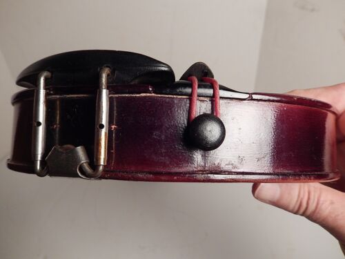 Custodia vintage Antonius Stradivarius Cremonensis Faciebat Anno 17 violino arco Geib - Foto 5 di 15