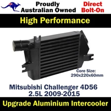 Upgrade Aluminium 60mm Intercooler For Mitsubishi Challenger 4D56 2.5L 2009-2015