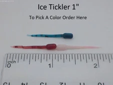 Ice Tickler Plastic Fishing Lures Bait Tackle Ice Trout Crappies Small Micro Bug