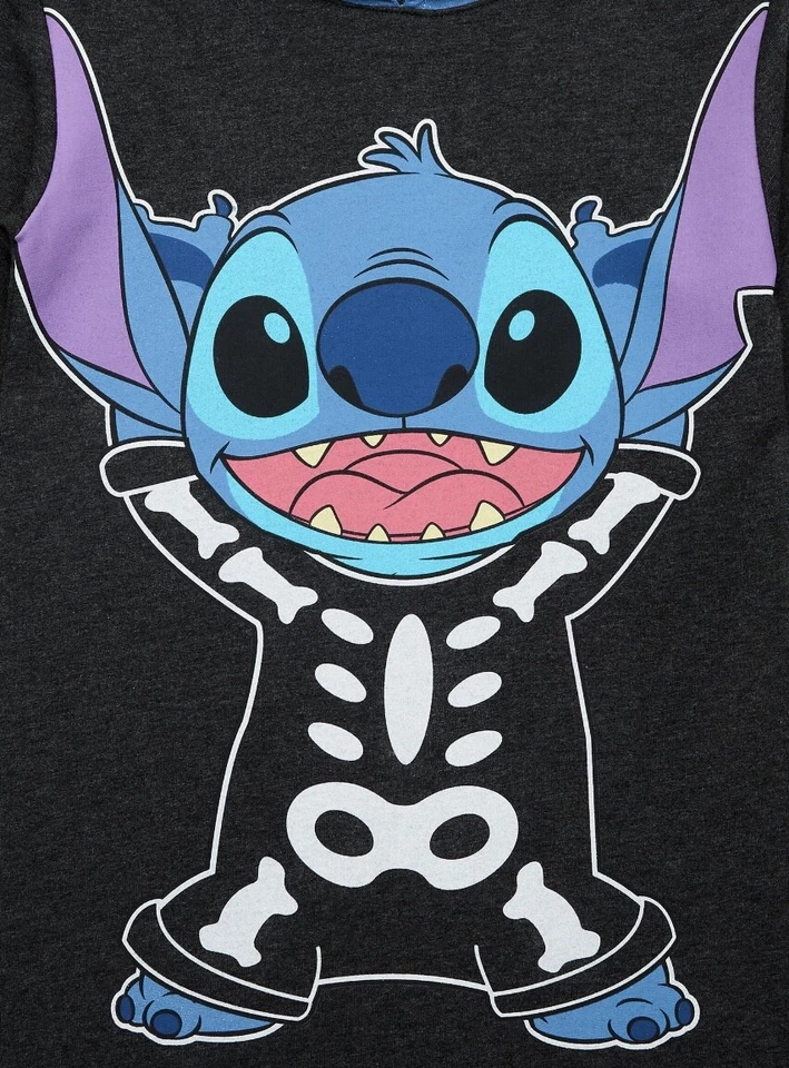 迪士尼Lilo & Stitch女孩衬衫连衣裙万圣节服装连帽衫尺寸4-12角色扮演 — 第 3/4 张图片