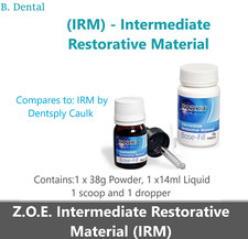 Dental IRM Reinforced ZOE Cement IRM Restorative 38g Powder 14mL Liquid 5370