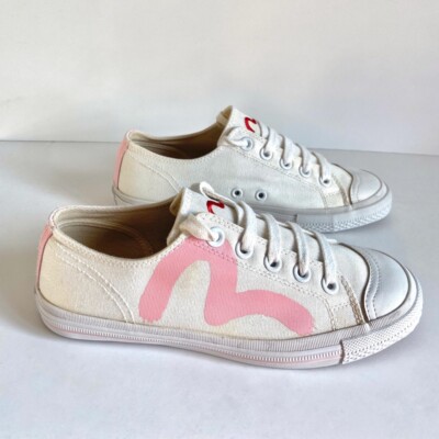 Vintage EVISU - Canvas und Leder Schuh - Gr. 39