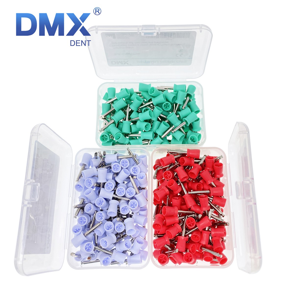 DMXDENT Cups De Polissage Dentaire - Prophylaxie - Type à Encliquetage Vissé/snap - Neuf Sous Emballage