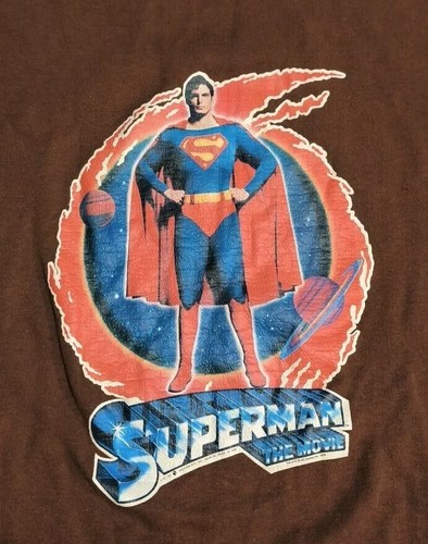 Vintage Superman The Movie T-Shirt. Large Christopher Reeves! 1978 DC Comics - Picture 3 of 12