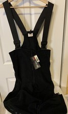 New Polartec fleece Mens Sz Medium Long Regular Cold Classic 200 Black Overalls