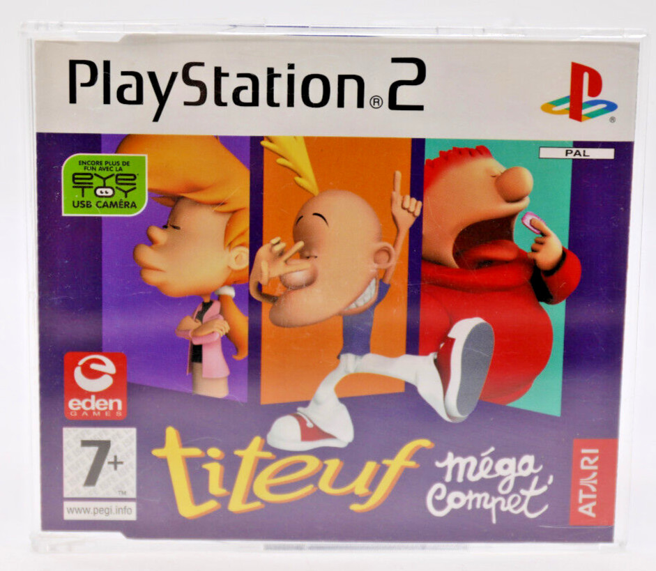 Titeuf Méga-Compèt’ – PS2 PROMO Press NFR – Très bon état – CD nickel