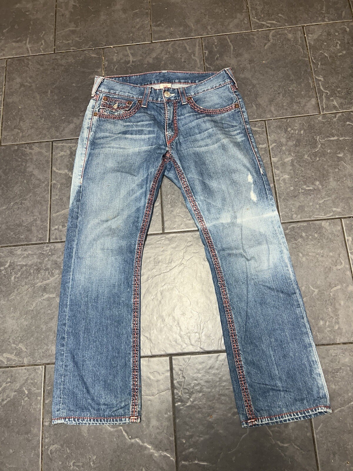 True Religion Ricky MB3 Red Stitch