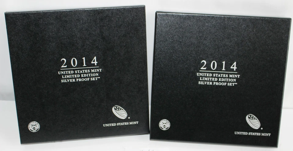 2014 United States Mint Limited Edition Silver Proof Set 2nd Edition Coins Toned - Image 2 of 4