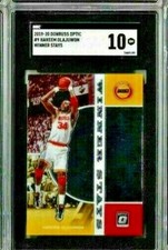 2019 Donruss Optic Hakeem Olajuwon Winner Stays SGC 10