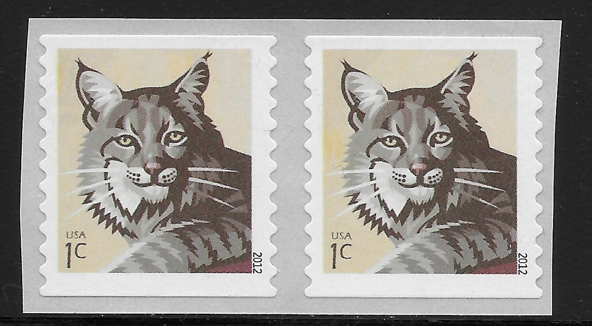 US Scott #4672, PAIR 2012 Bobcat 1c VF MNH | eBay