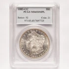 1883-CC Morgan Silver Dollar PCGS MS65DMPL