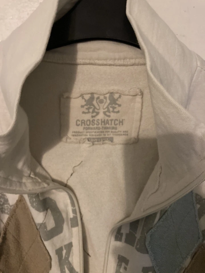 Cárdigan Crosshatch Hombre Años 70 Estilo Retro Vintage Talla Mediana.  Y4 Foto 2 de 4