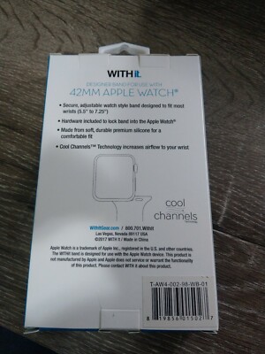 Apple 42mm Obsidian/Black Nike Sport Band for sale online