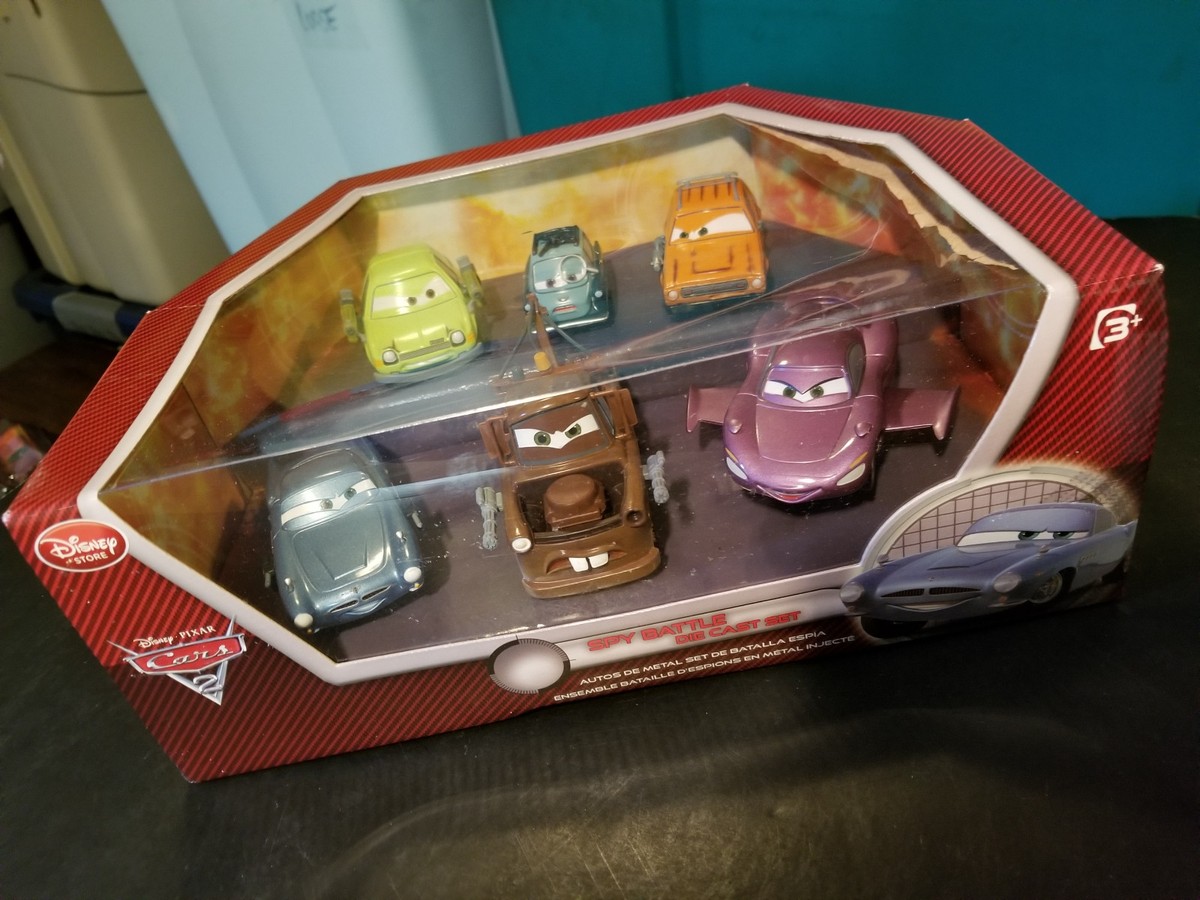 DISNEY Cars SPY BATTLE Die Cast Set Pack Missle Holly STORE EXCLUSIVE Acer  NEW