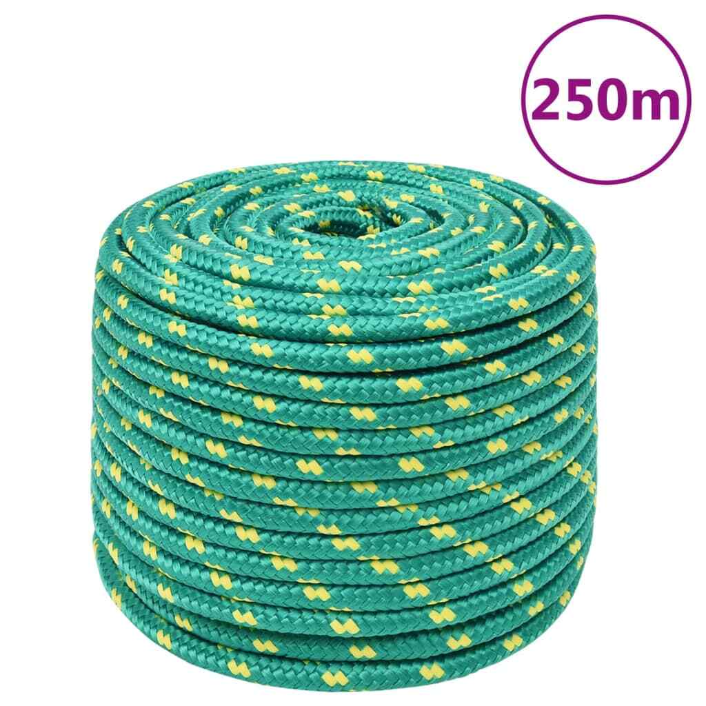 Corde de bateau 14 mm de qualité marine en polypropylène vert