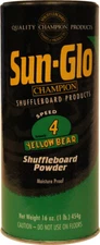 Sun-Glo #4 Yellow Bear Shuffleboard Wax - 1 Can