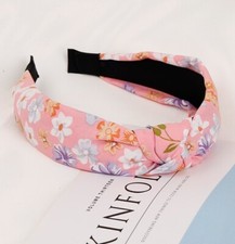 Wide  Soft Headband Women Girls Floral Alice band  hair bands UK