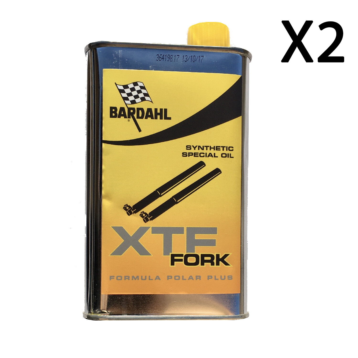 500ML X2 Bardahl XTF FORK Synthetic Oil Olio forcelle ammortizzatori moto racing