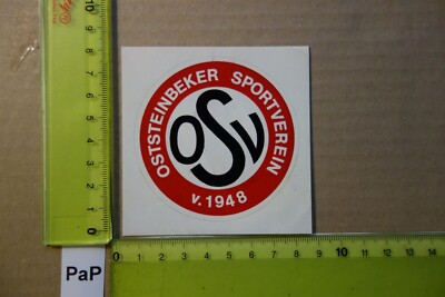 Alter Aufkleber Sport Club Verein OSV OSTSTEINBEKER SPORTVEREIN