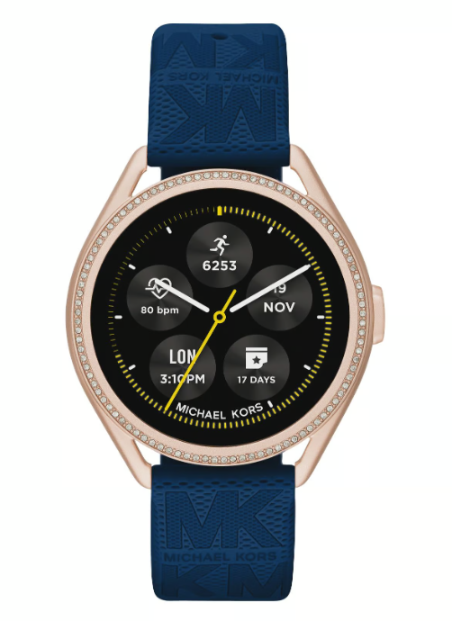 Michael Kors Access Smartwatch Damen Gen 5E MKGO mit Gummiarmband