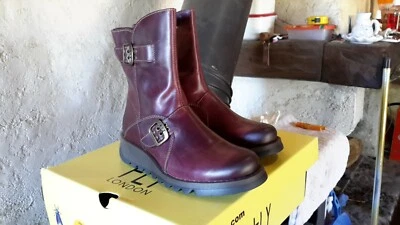 Fly London Seti, Bottes femme, Violet (Purple), 37 -10€ - Photo 1/4