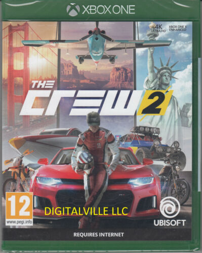 The Crew 2 Xbox One Brand New Factory Sealed Racing - Afbeelding 1 van 6