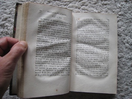 RARE E.O VOYAGE DE L'INDE EN EUROPE PAR L'EGYPTE IRWIN ASIE MER ROUGE 1793 - Photo 4/13