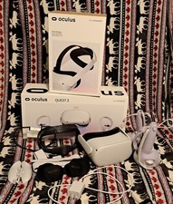 Meta Oculus Quest 2 128gb Standalone Vr Headset Bundle - White