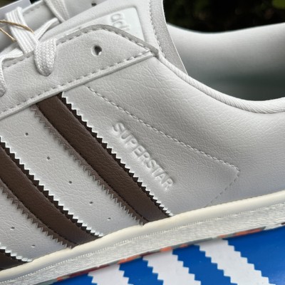 adidas Superstar Golf Sz 11.5 GREY BROWN Shoes ID9298 NEW  display picture 3