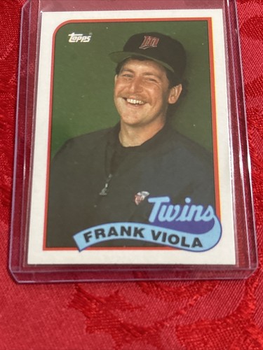 1989 Topps #120 Frank Viola MINNESOTA TWINS - Picture 6 of 7