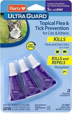 Hartz Ultra Guard Cat/kitten Flea/tick Prevention 5lbs up, 18 Monthly Treatments