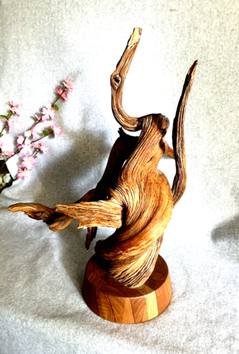 Natural Driftwood Wood Art Sculpture 20"H x 18"W - Picture 3 of 17