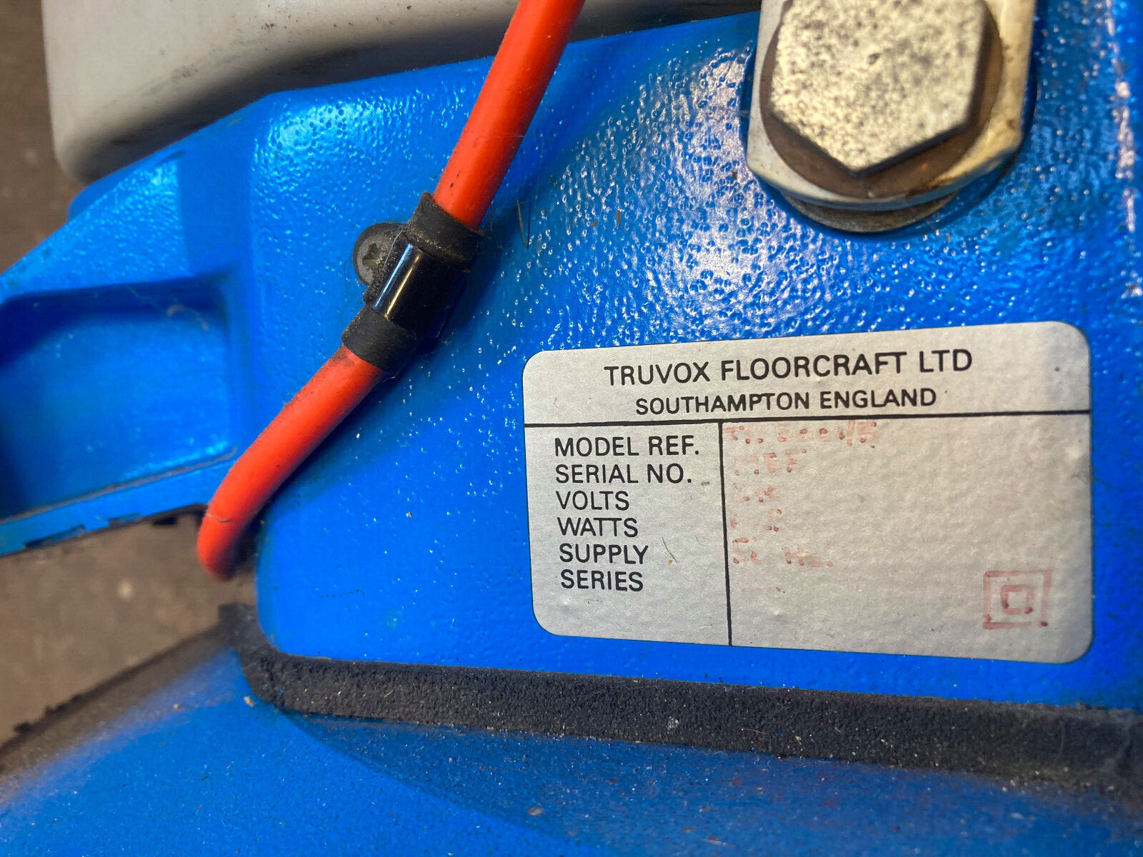 Truvox 3001 floor polisher with resevoir tank 420mm discs eBay