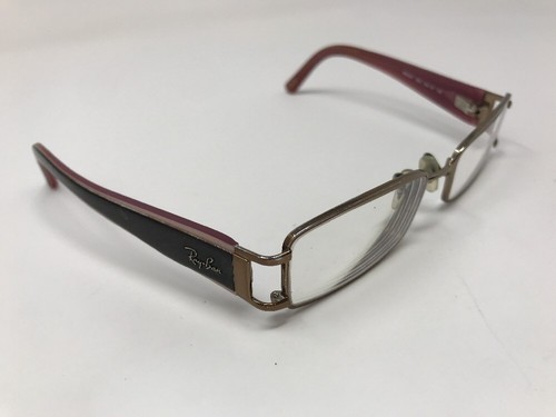 Ray Ban Eyeglasses RB6207-2531 Shiny Brown Metal 50-16-135mm Full Rim GD26