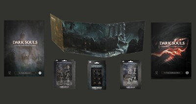 Dark Souls RPG 5E Bundle - Journeys & Beings Tomes, GM Screen, Hero Minis & Dice