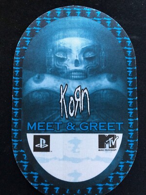 Korn 2枚セット KORN SATIN Backstage Pass. 