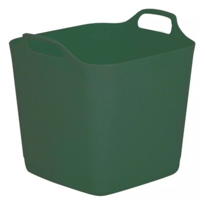 6x WHAM Flexi-Store Square mittel Tub 25 Liter - Silver Sage