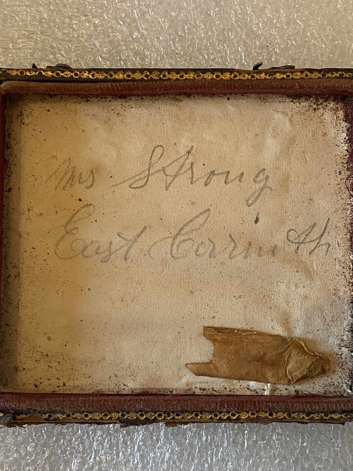 1/6 Plate Antique Daguerreotype Lady Woman Identified East Corinth Maine eBay