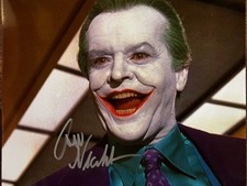 Jack Nicholson Batman Signed 8x10 Autograph / Picture + COA