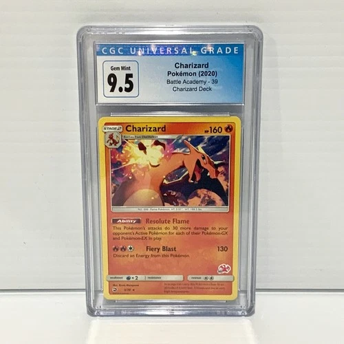 CGC 9.5 Gem Mint - Charizard #39 - 2020 Pokemon TCG Battle Academy